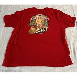 VINTAGE Caribbean Shirt Adult Extra Large Island Olympics Race For‎ The Brew